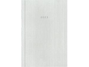Ημερολόγιο ημερήσιο δετό NEXT Fabric 14x21cm 2023 λευκό